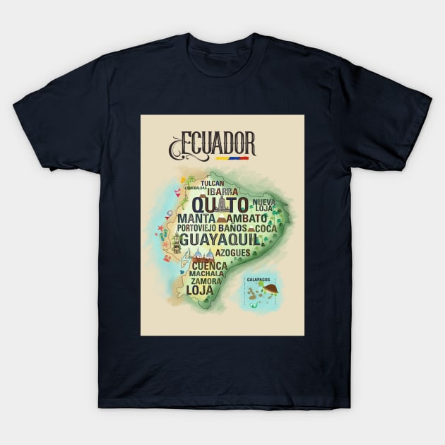 ECUADOR T-Shirt by RebecaZum